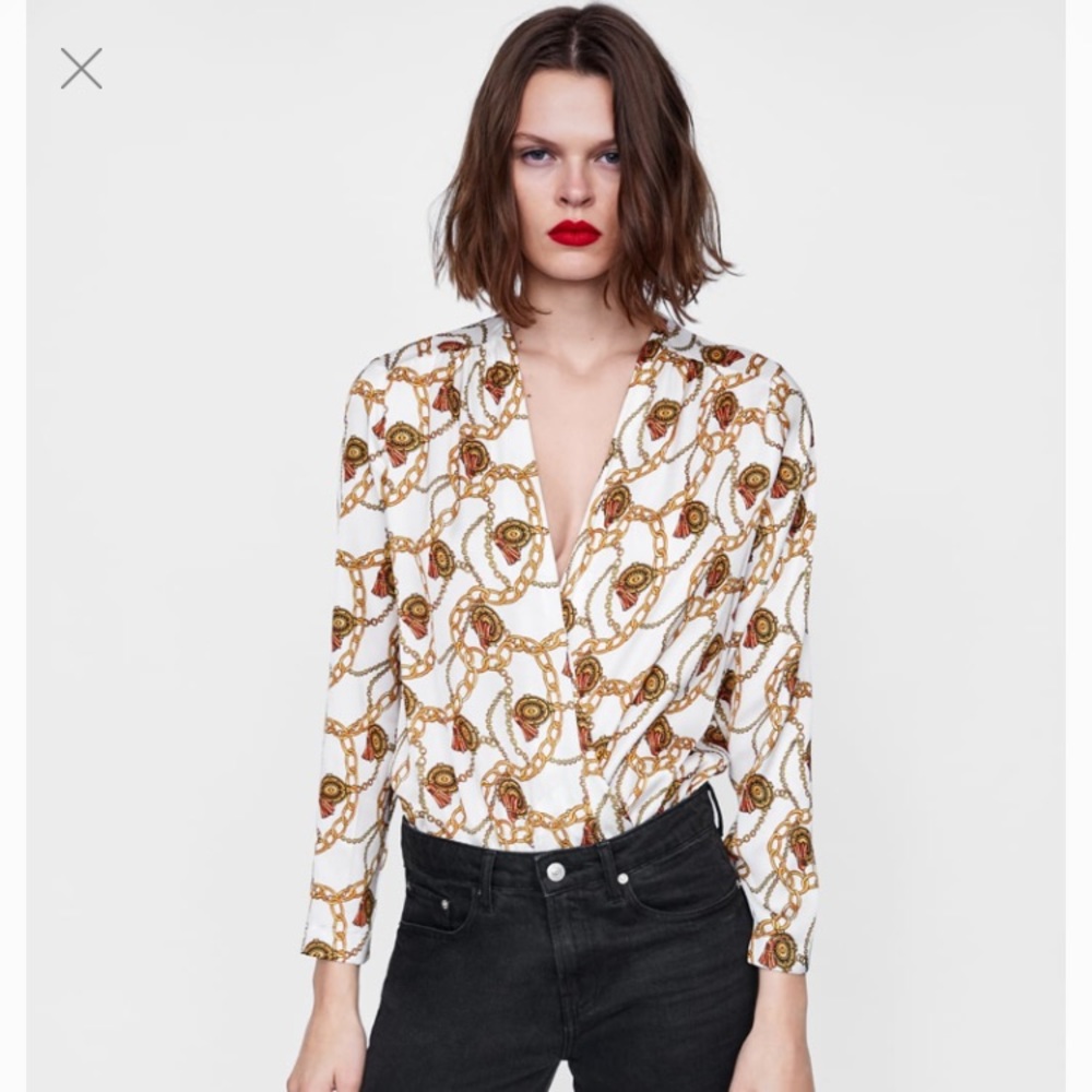 Zara wrap bodysuit